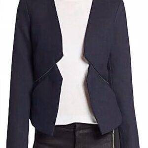 French Connection Apollo Open-Front Navy Women's Blazer